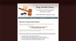 Desktop Screenshot of drugalcoholclasses.com